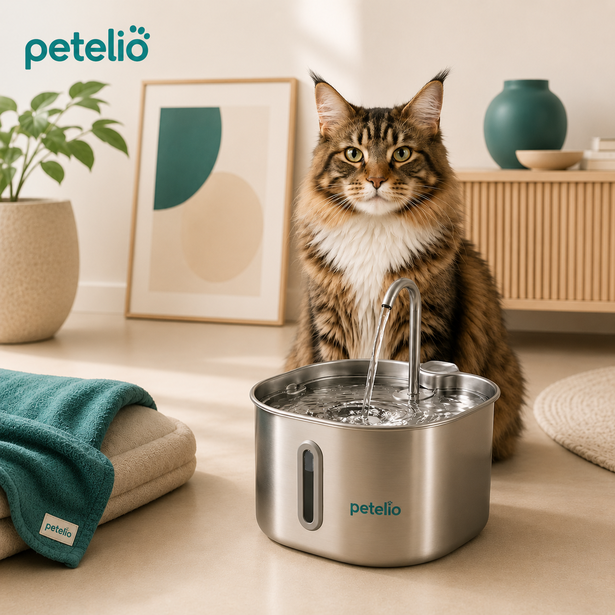 FreshFlow™ | Frisches Wasser für deine Katze