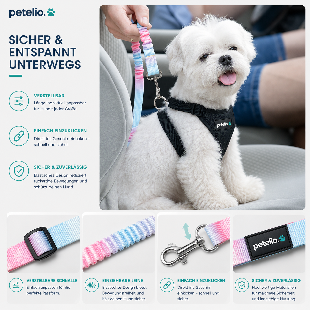 FlexBelt™ | Autogurt mit sanftem Zug