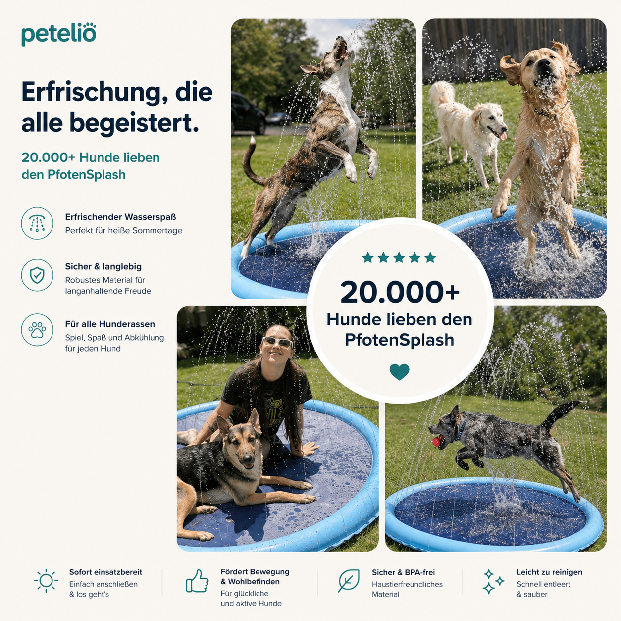 SplashPad™ | Abkühlung und Spaß im Garten