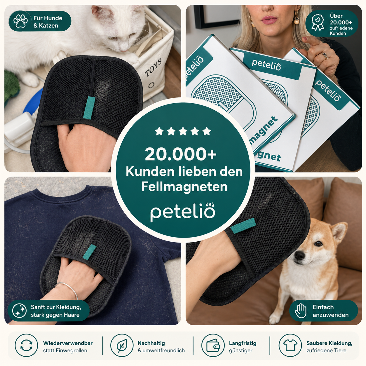 FurMagnet™ | Tierhaare weg in Sekunden