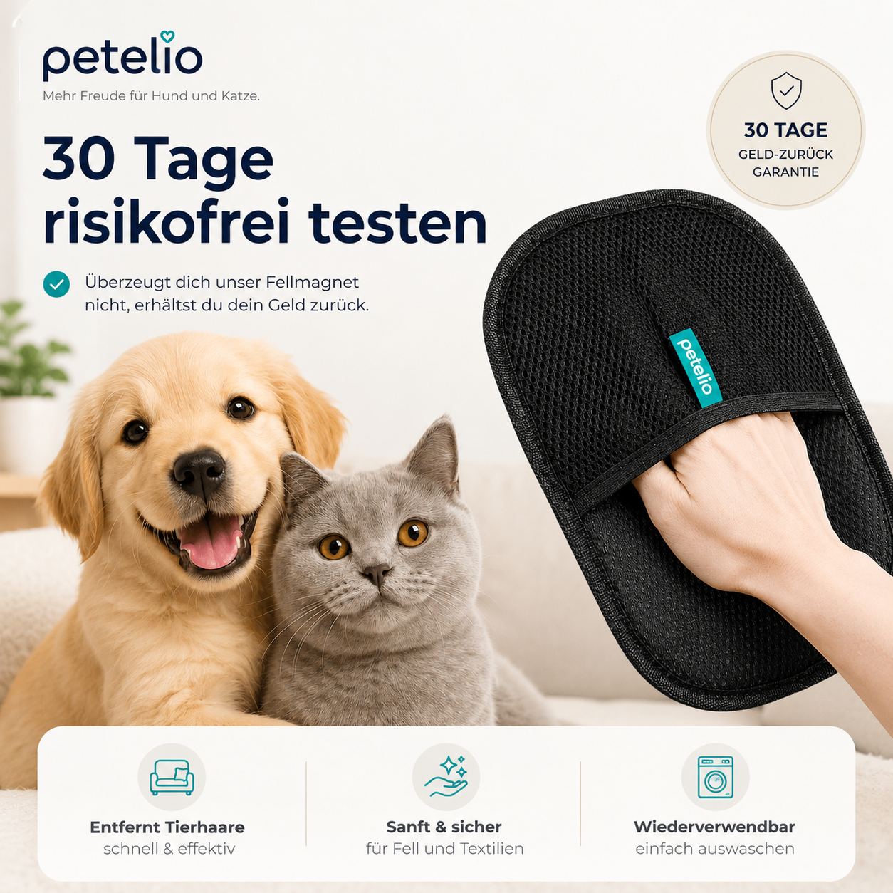 FurMagnet™ | Tierhaare weg in Sekunden