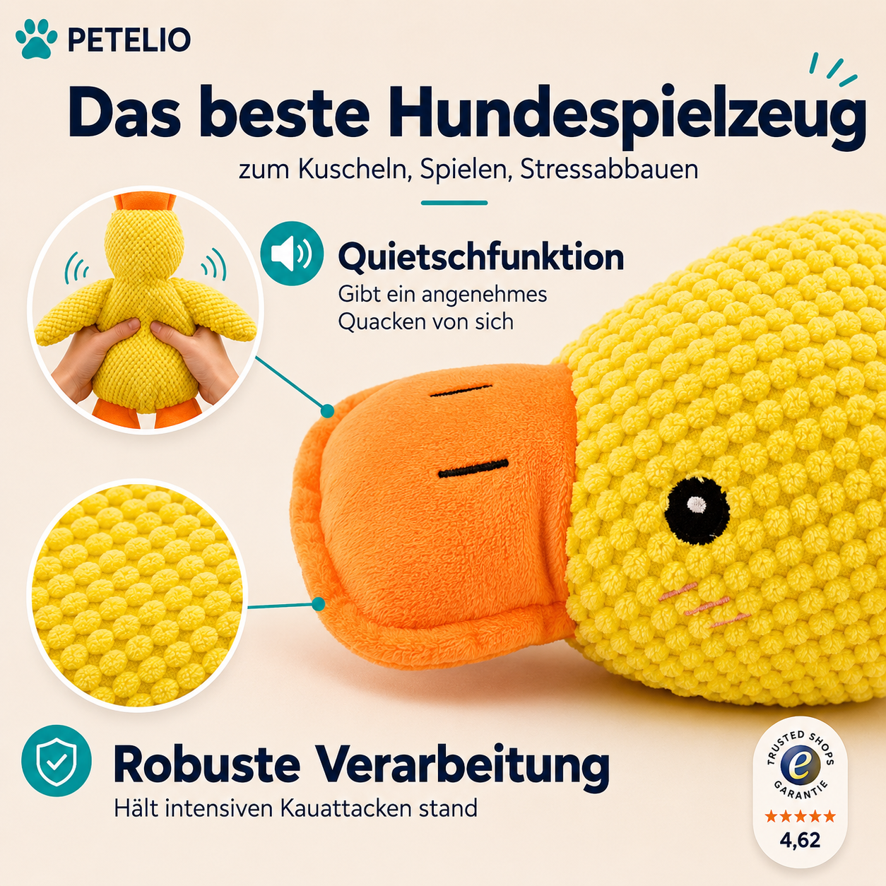 CalmDuck™ | Innere Ruhe für deinen Hund