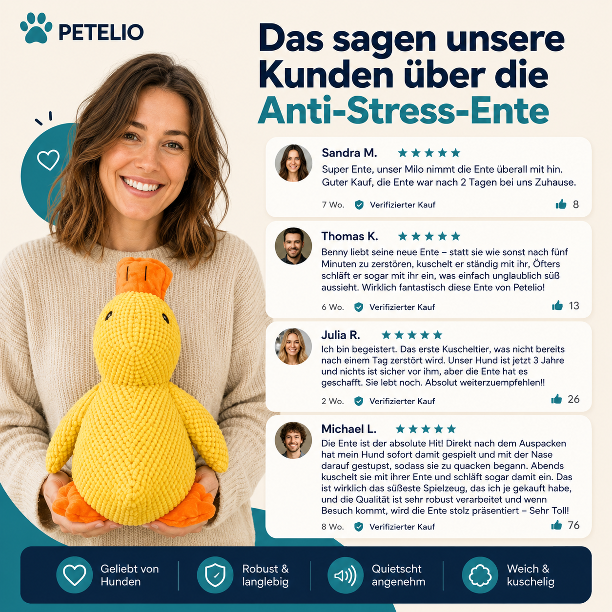 CalmDuck™ | Innere Ruhe für deinen Hund