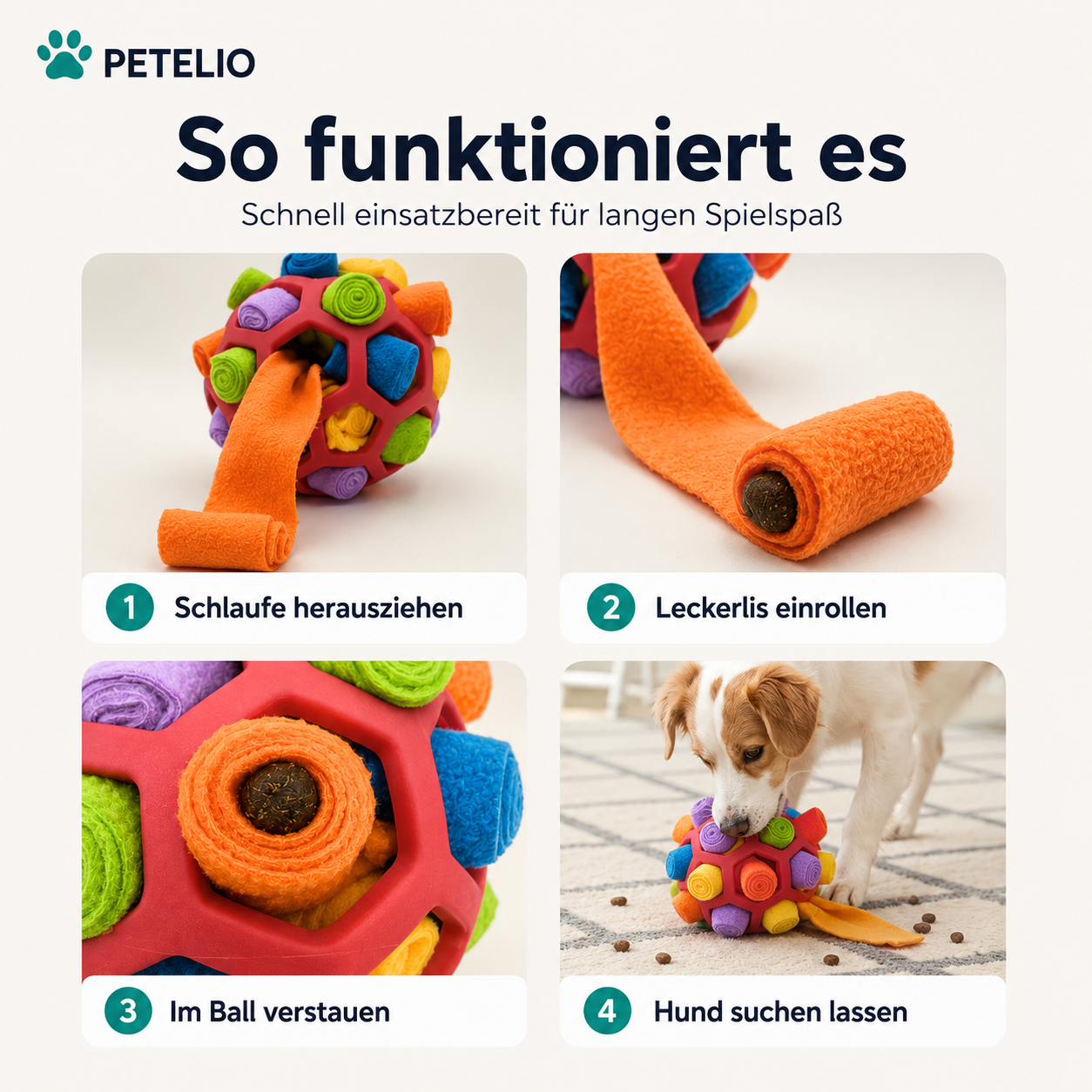 SniffBall™ | Nase einsetzen, Leckerlis finden