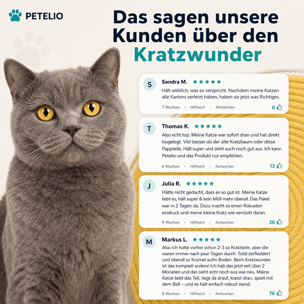 Kratzwunder™ | Möbel schützen, Katzen begeistern