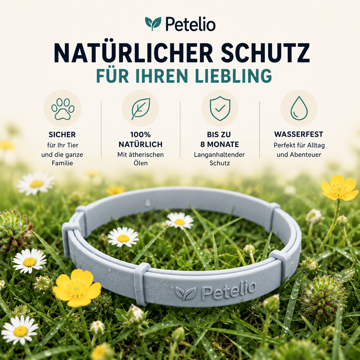 Zecken & Flohhalsband | Für Hunde & Katzen
