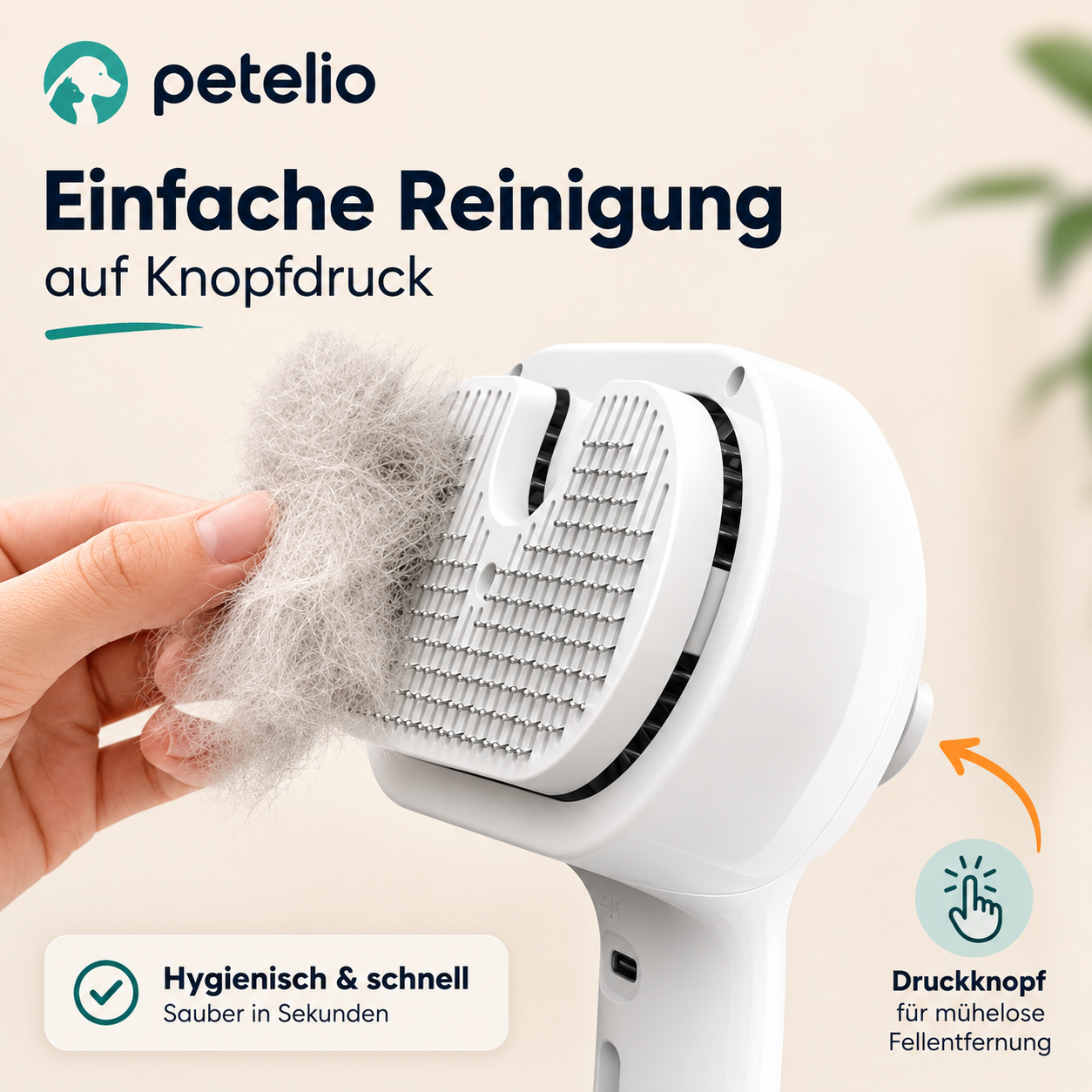 SteamBrush™ | 2-in-1 Fellpflegebürste mit Sprühfunktion